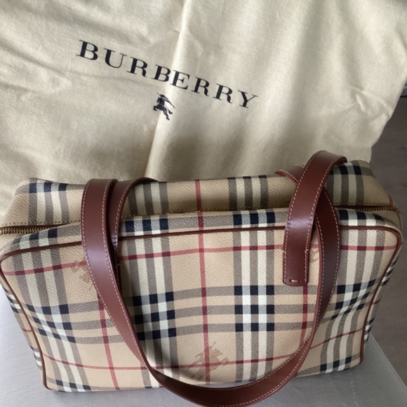 Burberry authentic monogram canvas vintage bag - Picture 11 of 12